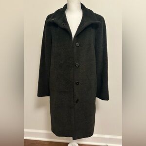 Sofia Cashmere | Wool Coat with Buttons
